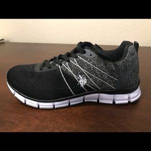 U.S. Polo Association black and white sneakers